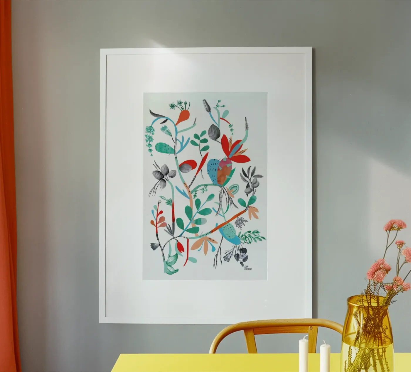 Botanica Orange poster da Liga Kitchen