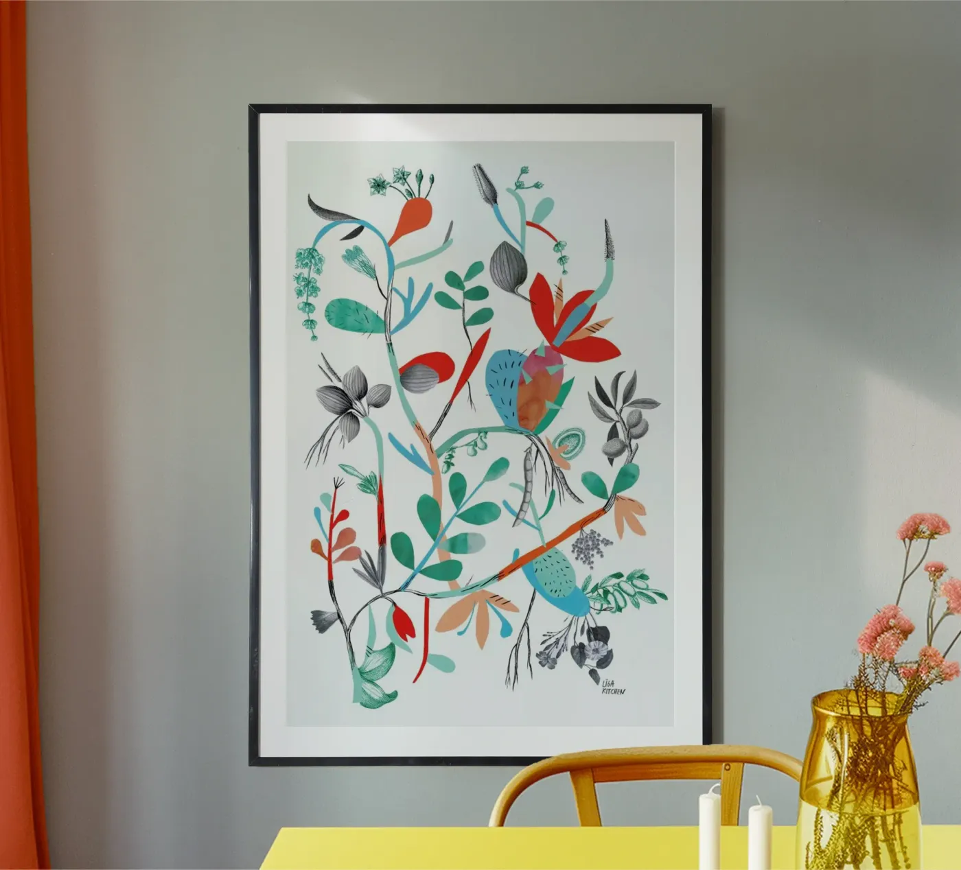 Botanica Orange poster da Liga Kitchen