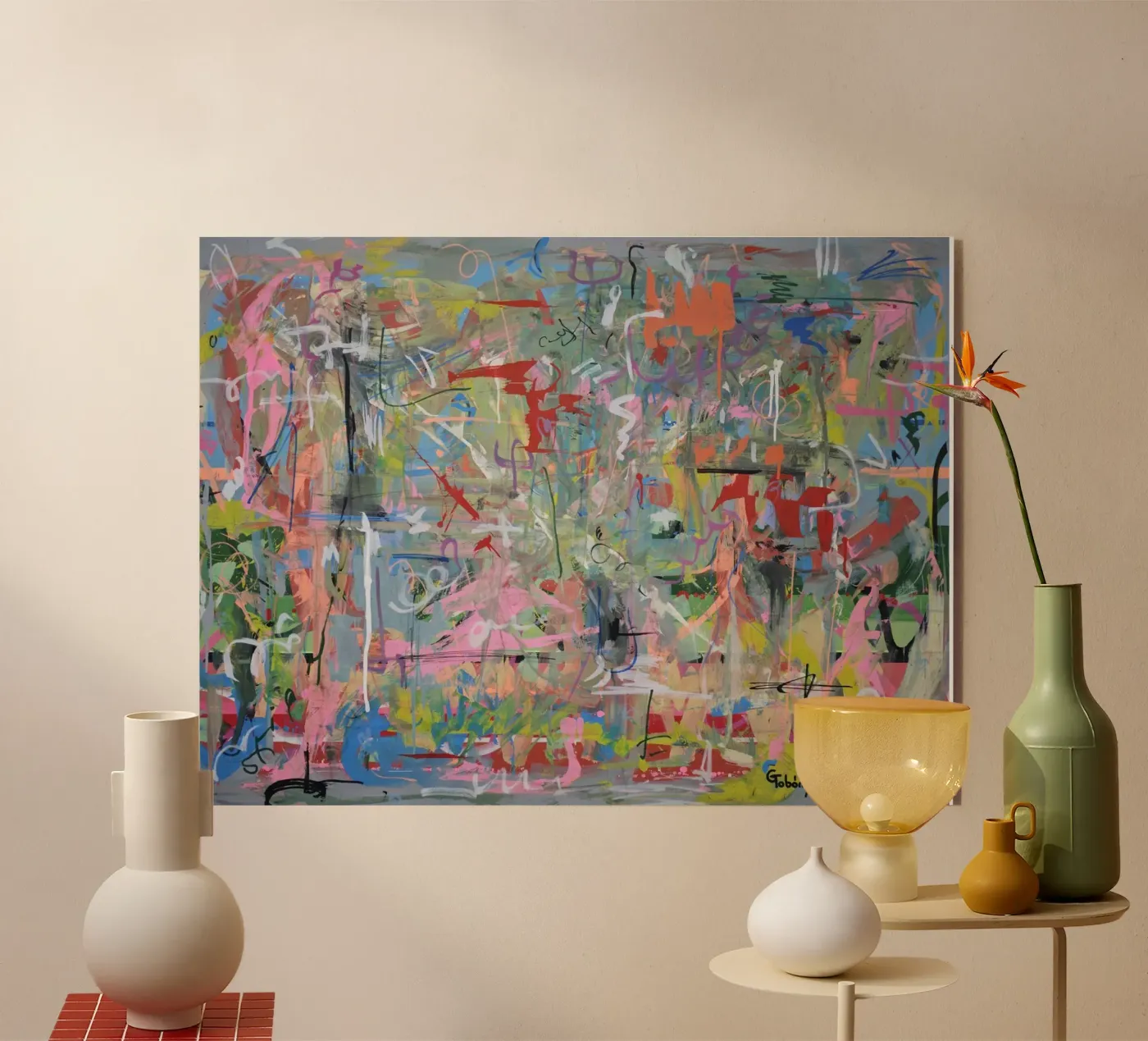 Peaceful war Acryl-Glas von gtobonart