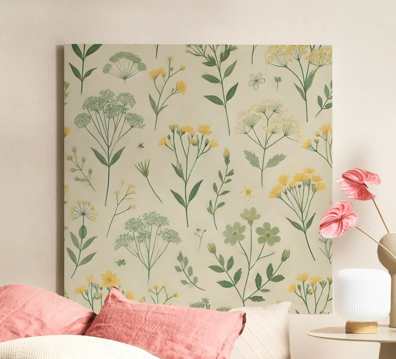 Armonia dei fiori selvatici tela con Cornice a cassetta da Organic Aesthetics