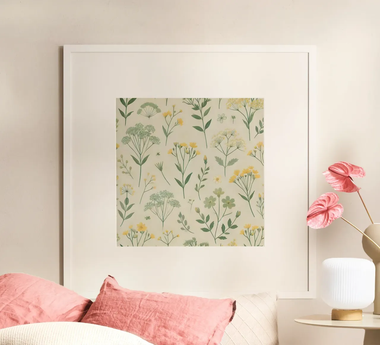 Armonia dei fiori selvatici poster da Organic Aesthetics
