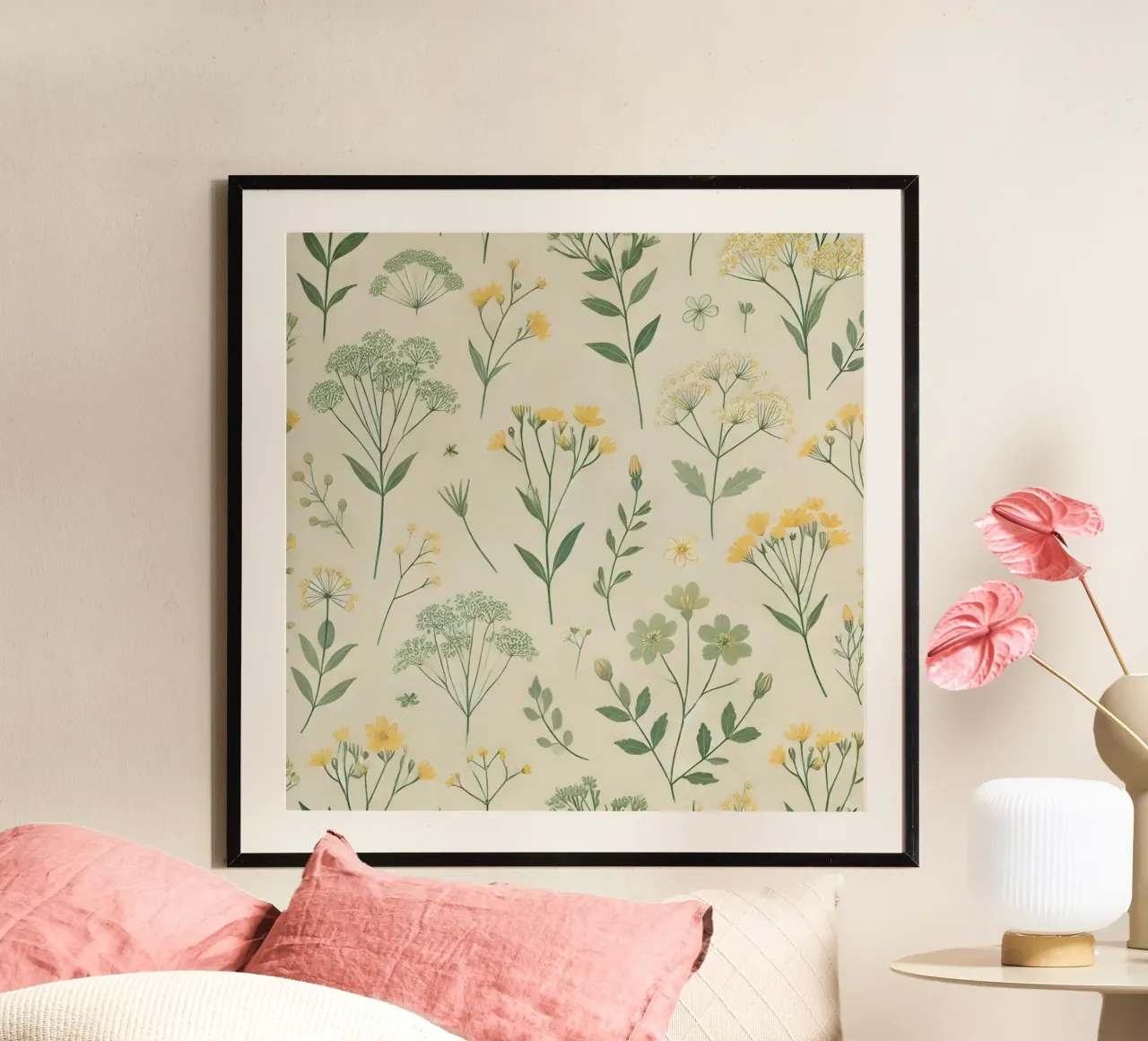 Armonia dei fiori selvatici poster da Organic Aesthetics
