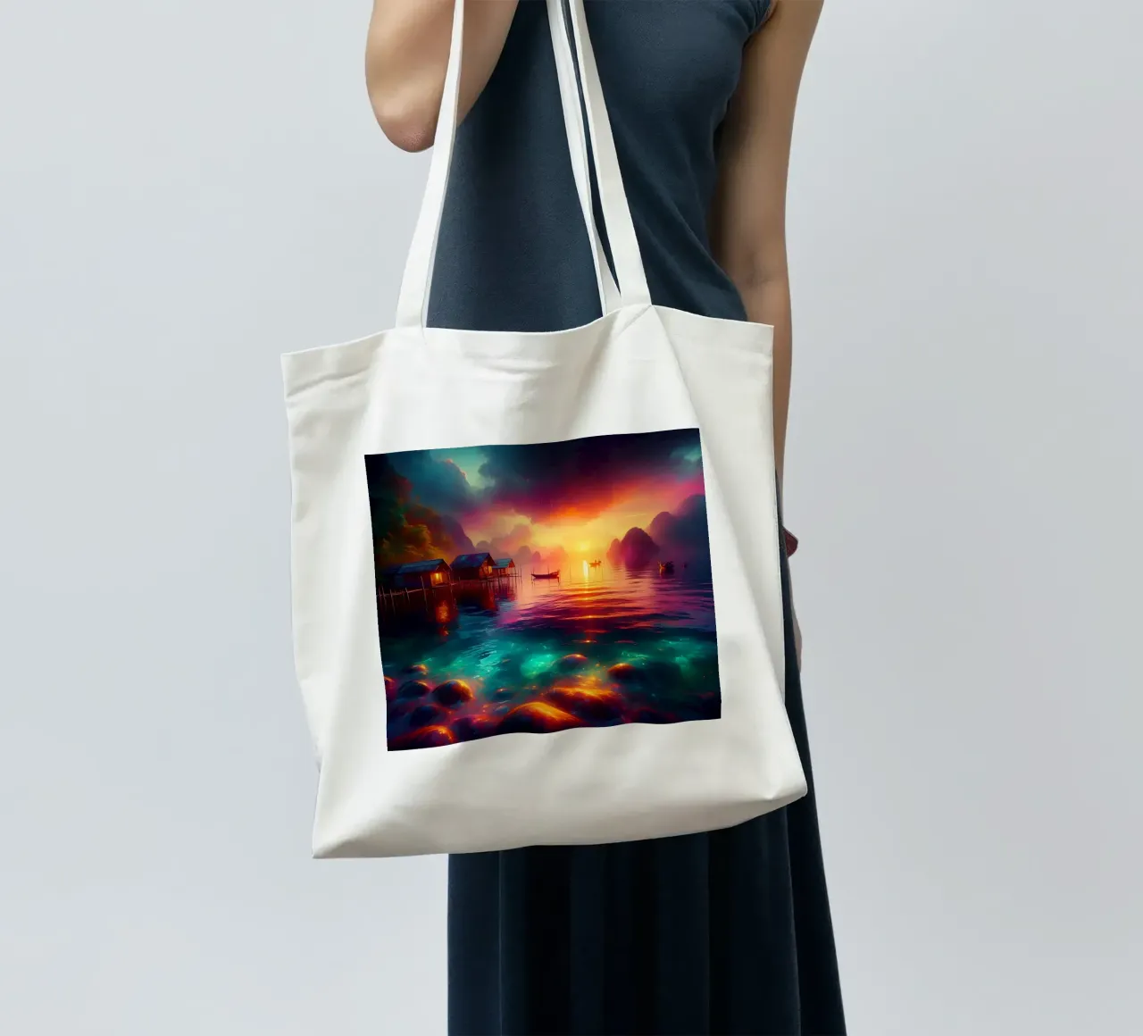 Gioco di colori borsa in juta da nomad