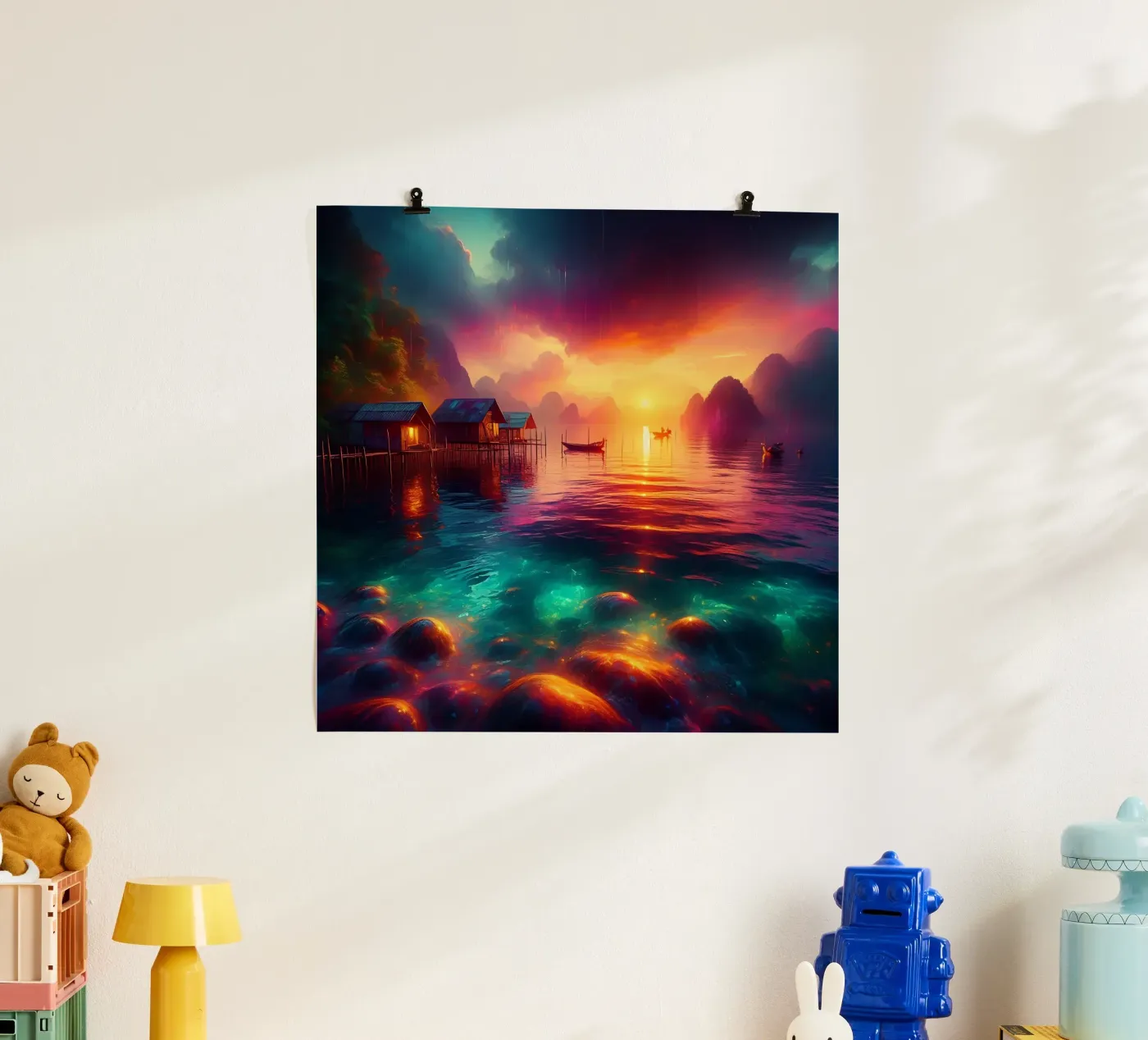 Gioco di colori poster da nomad