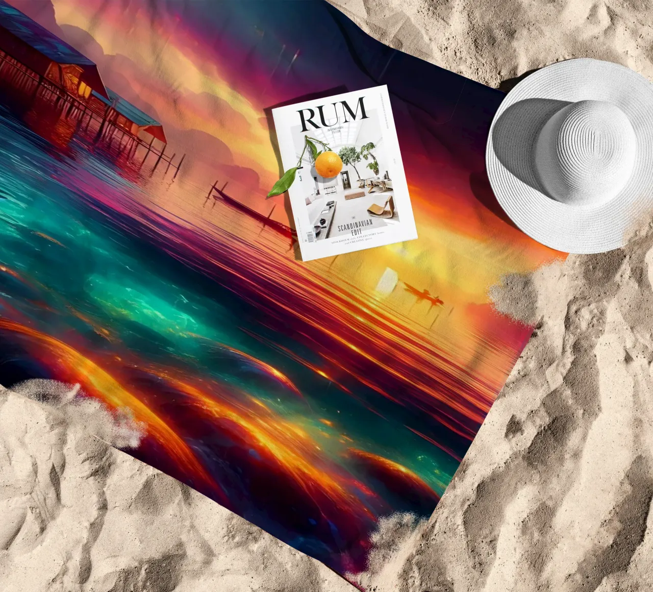 Gioco di colori telo mare da nomad