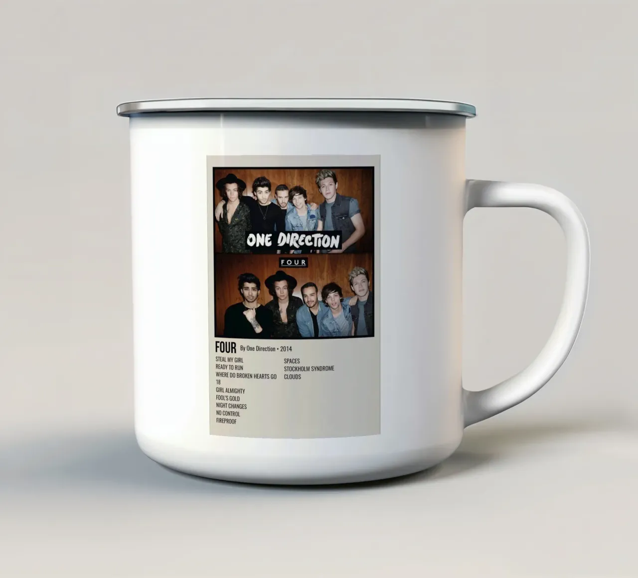 FOUR By One Direction 2014 tazza in smalto da SoundStudio