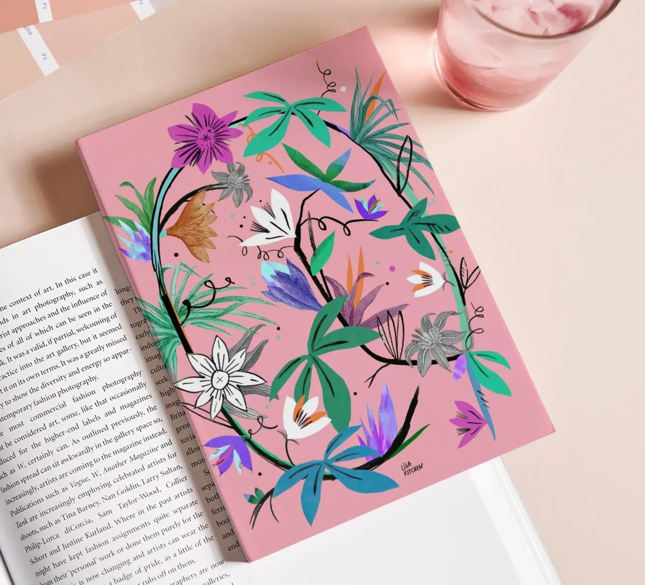 Botanica Passionflower 3 notebook by Liga Kitchen