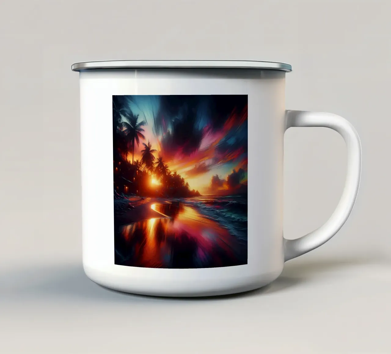 Gioco di colori tazza in smalto da nomad