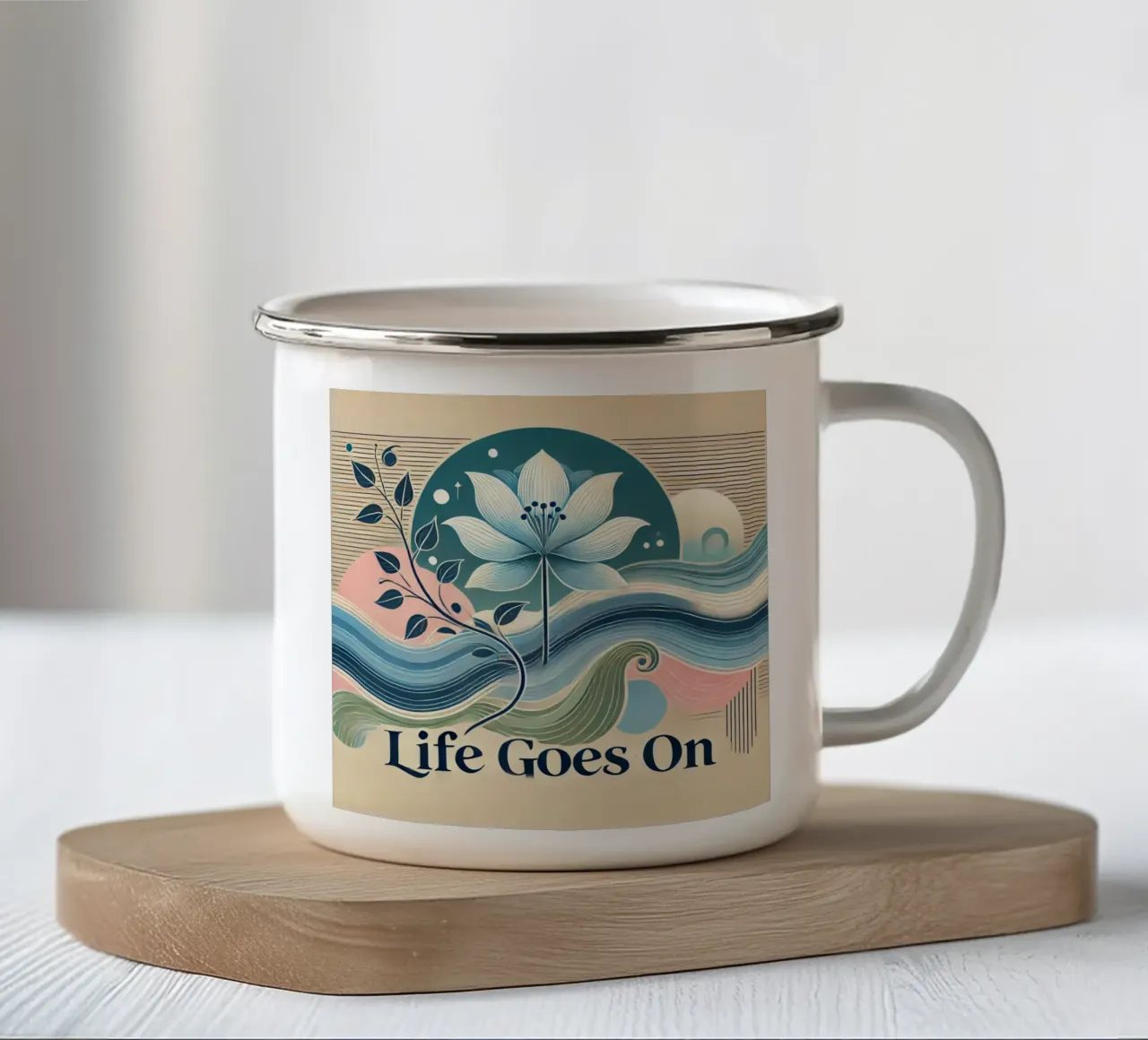Speranza nel futuro tazza in smalto da Motivate-Today
