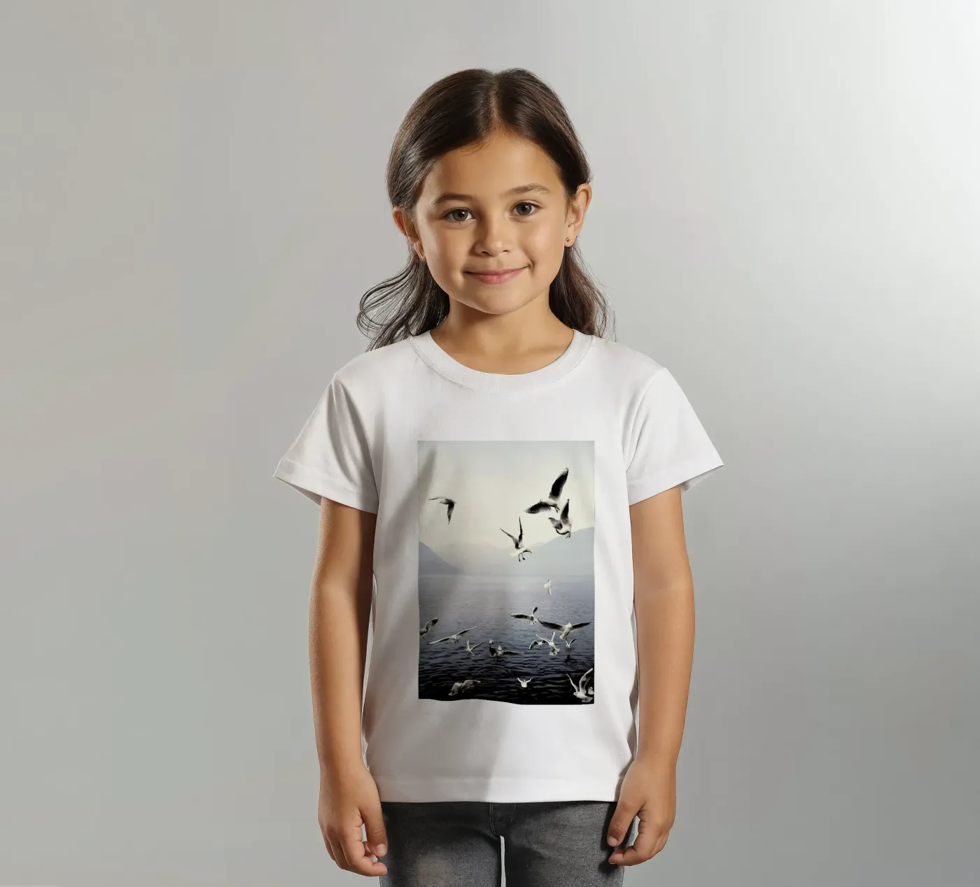 Seagulls t-shirt bambini da Laura Palm