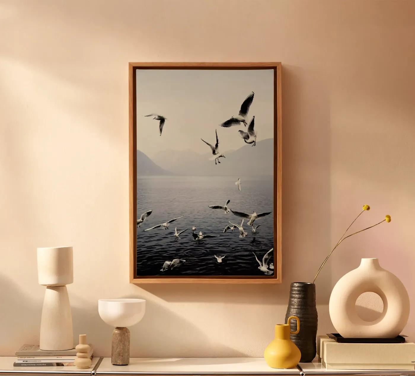 Seagulls tela da Laura Palm
