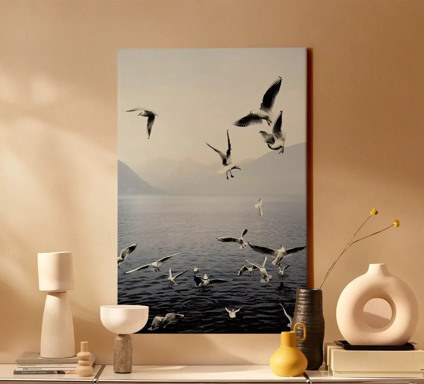 Seagulls tela da Laura Palm