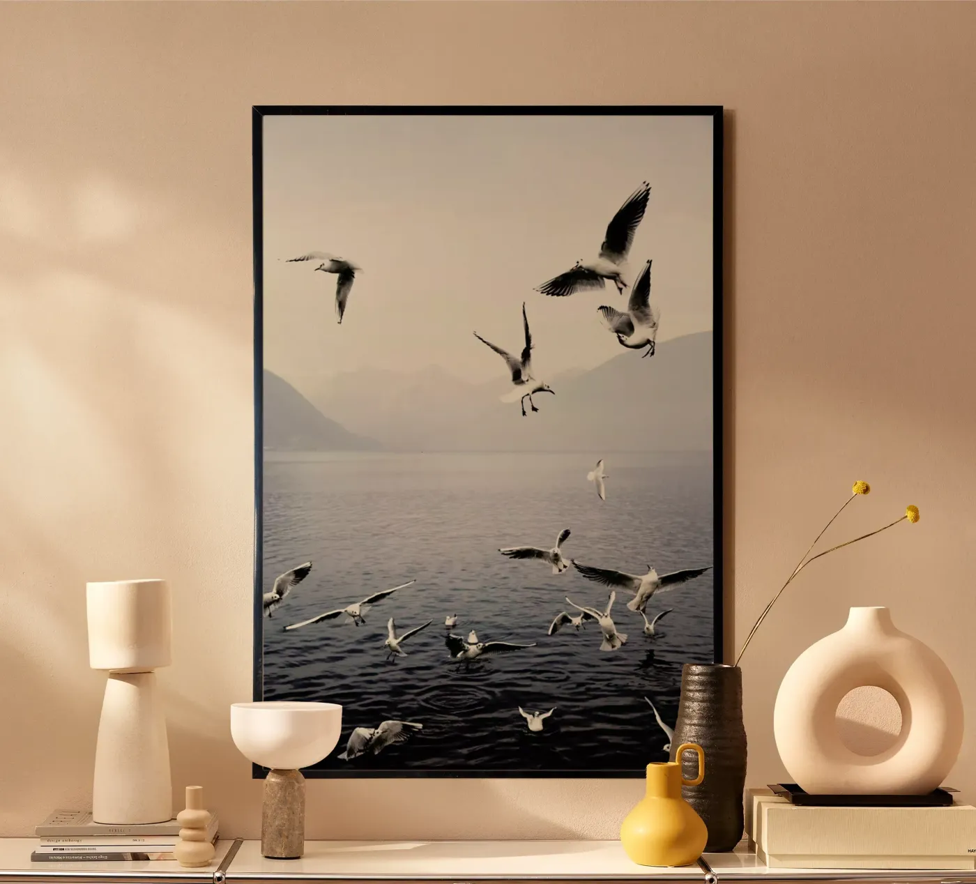 Seagulls Poster von Laura Palm