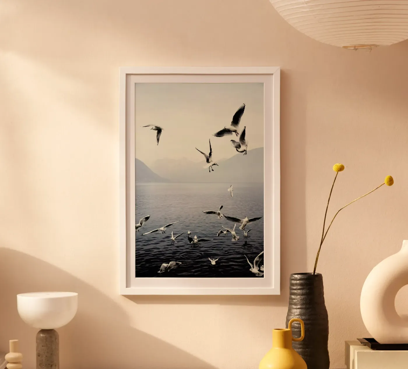 Seagulls Poster von Laura Palm