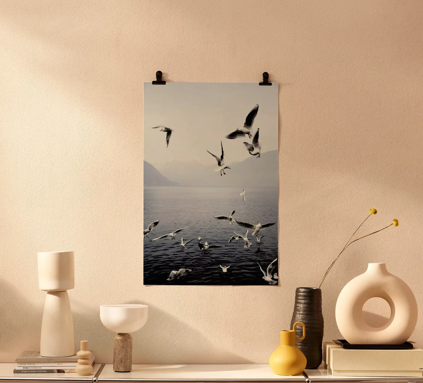Seagulls Poster von Laura Palm