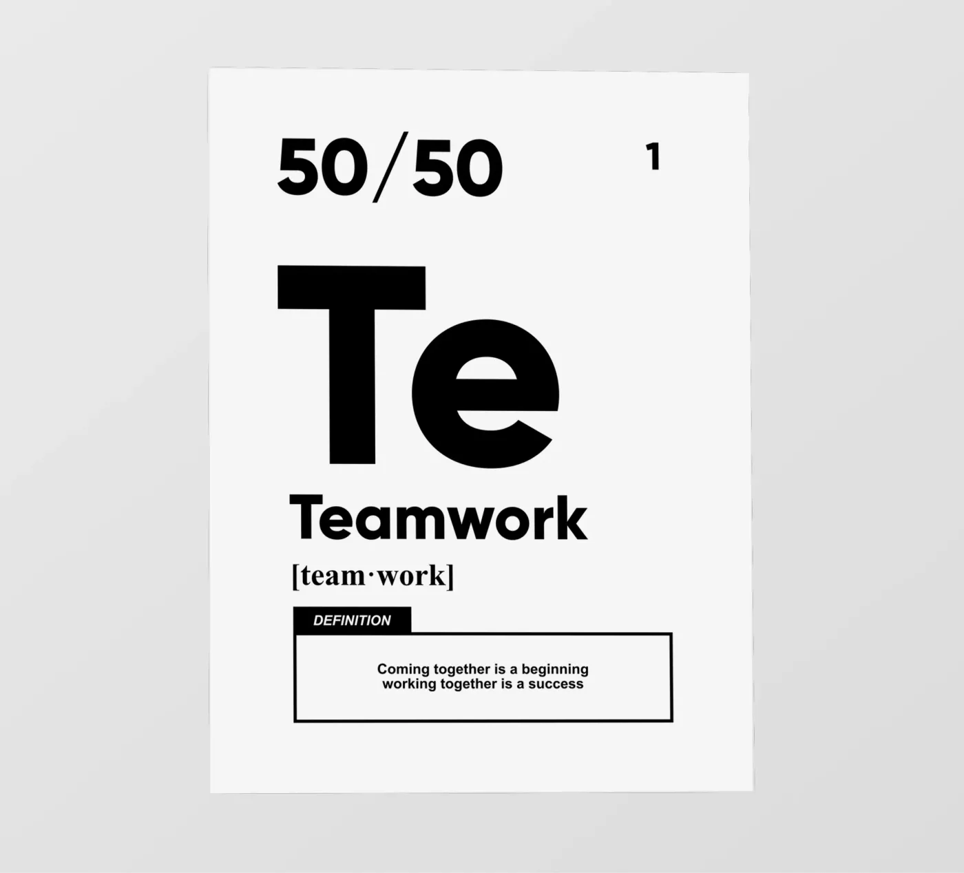 Teamwork Definition | Motivational Quote photo wallpaper by Inspirify
