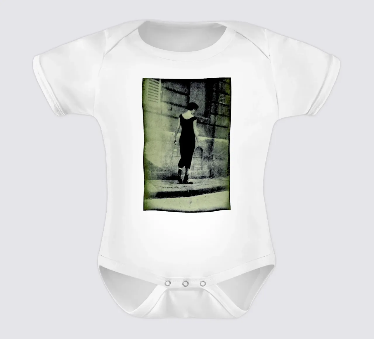 Lost in Paris body neonato maniche corte da Sophie Etchart