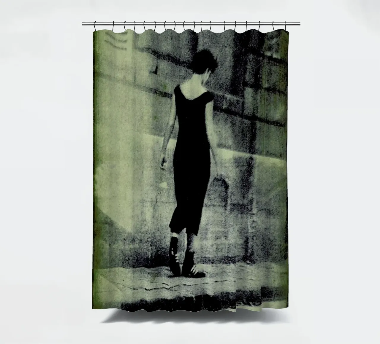 Lost in Paris shower curtain by Sophie Etchart