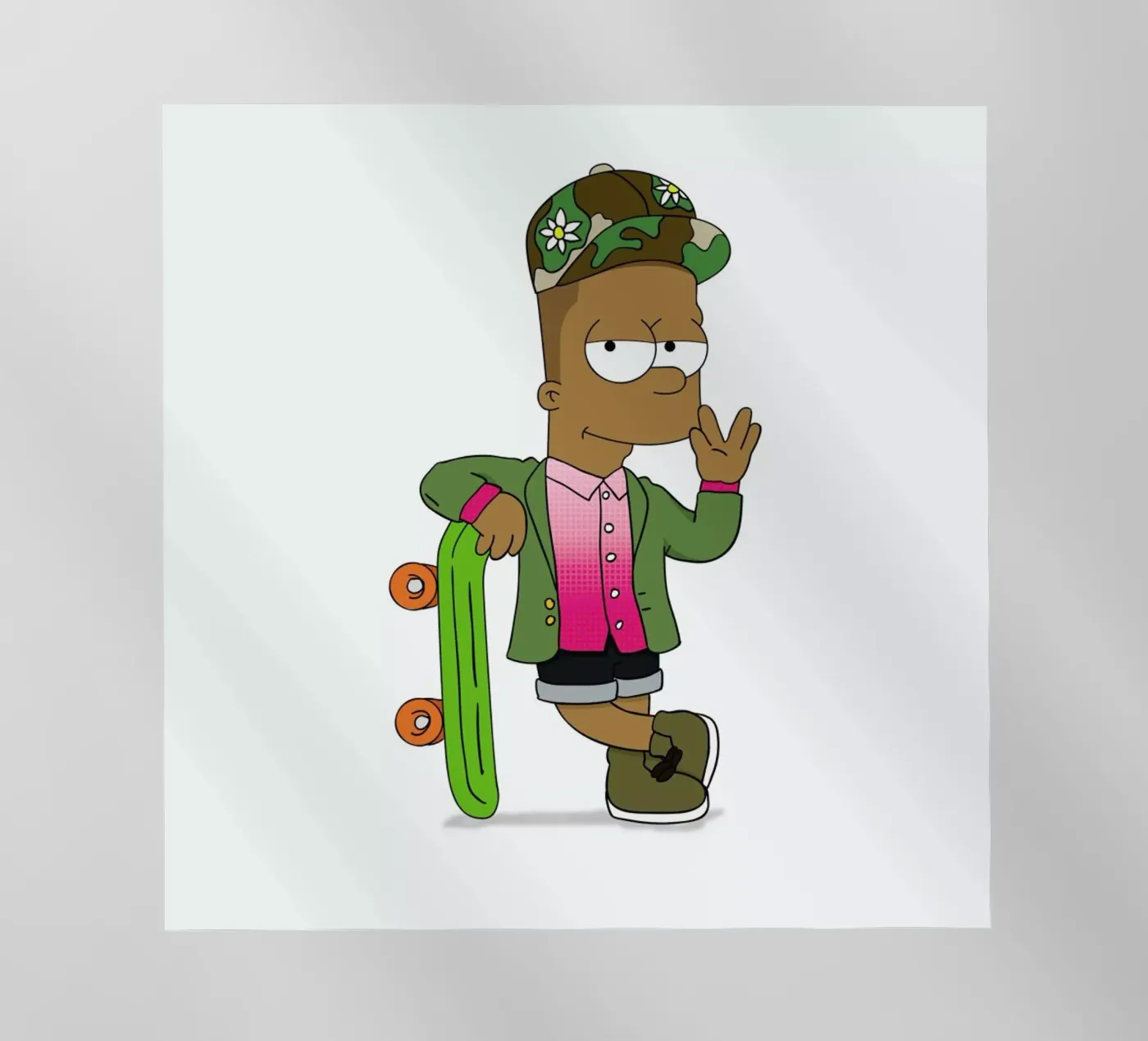 Bart Williams backlit folie van Zhi Yun Zhang