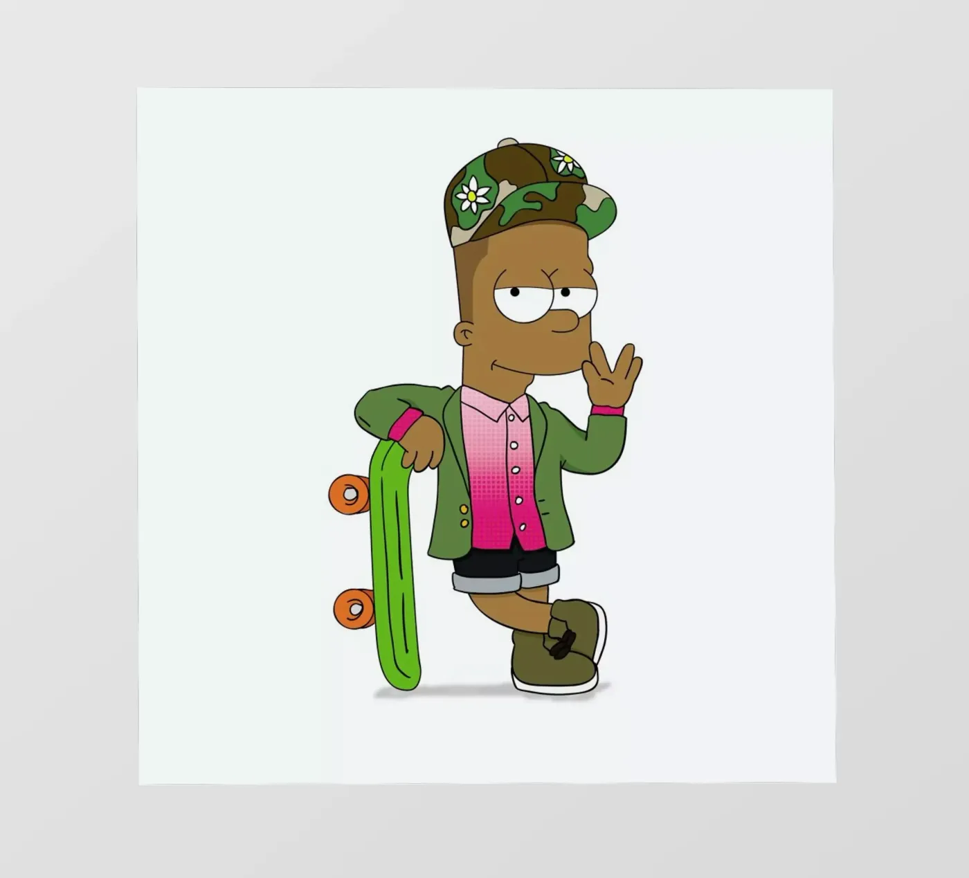 Bart Williams backlit folie van Zhi Yun Zhang