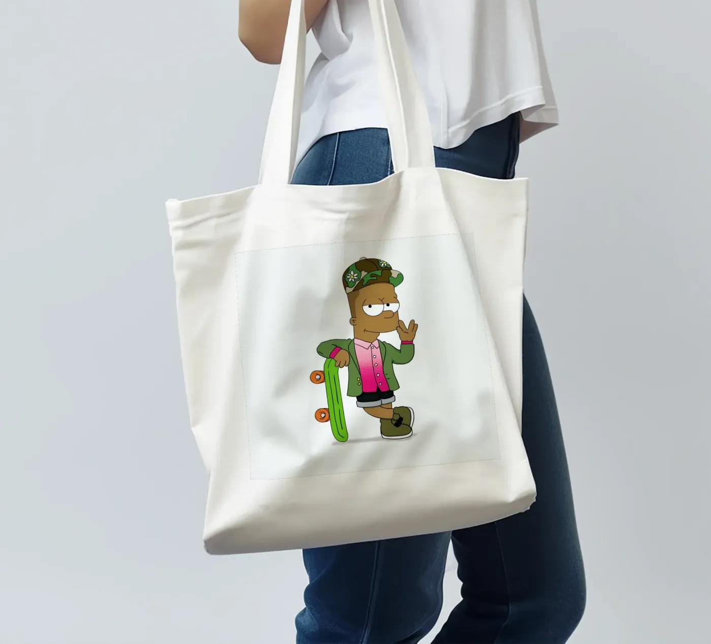Bart Williams tote bag by Zhi Yun Zhang