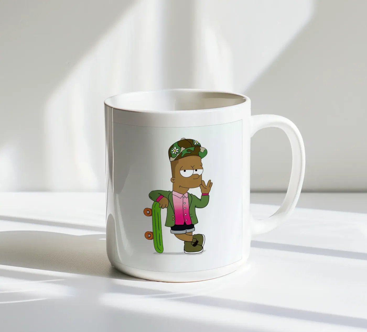 Bart Williams ceramic mug by Zhi Yun Zhang