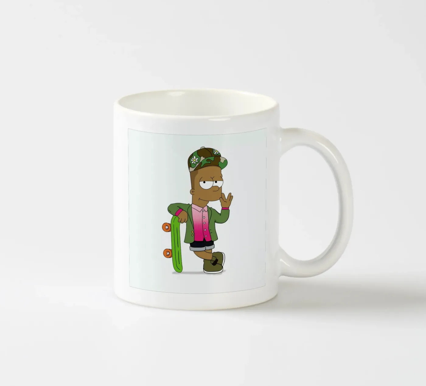 Bart Williams ceramic mug by Zhi Yun Zhang