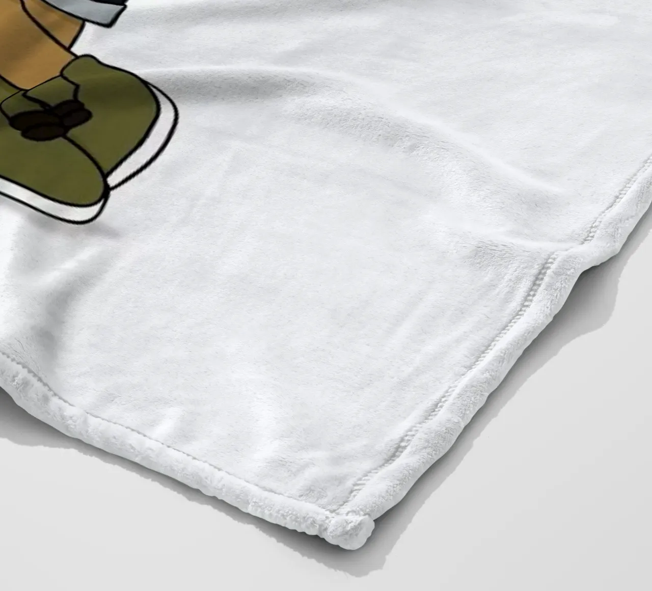 Bart Williams fleece blanket by Zhi Yun Zhang