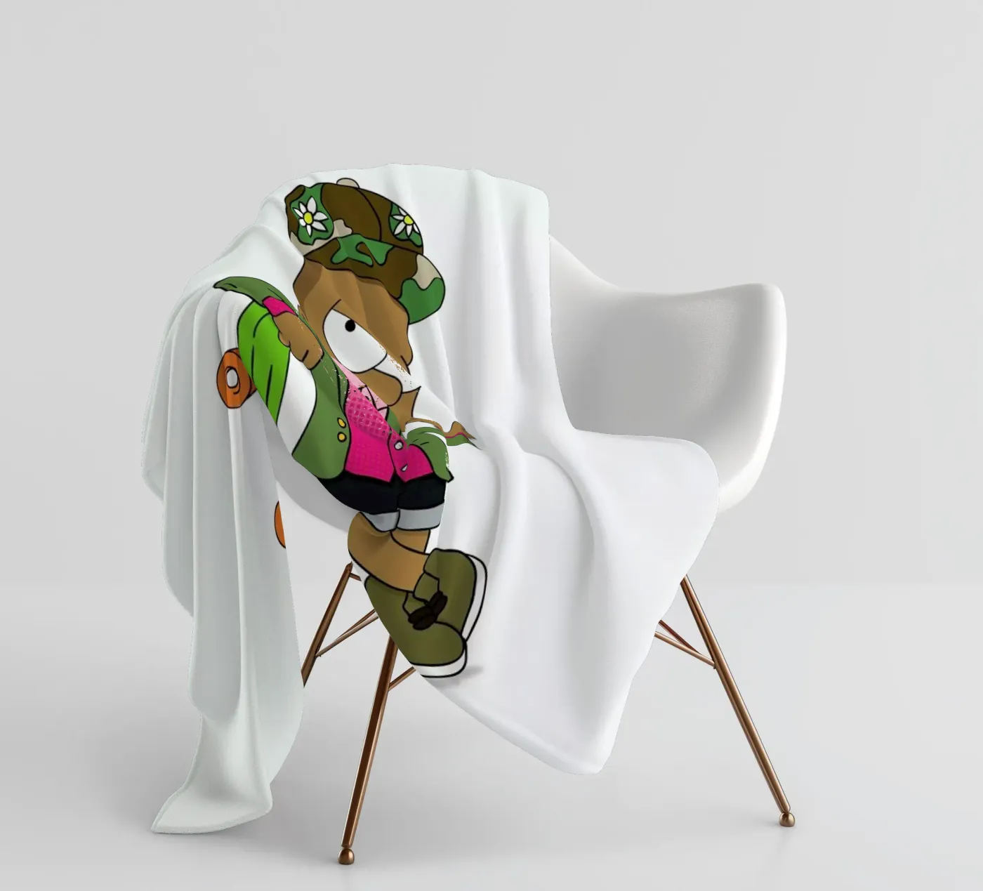 Bart Williams Fleecedecke von Zhi Yun Zhang