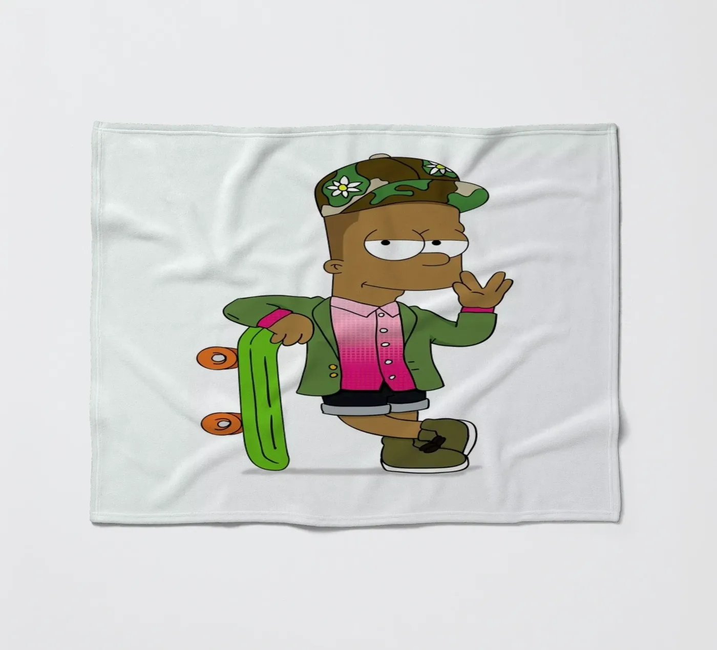 Bart Williams Fleecedecke von Zhi Yun Zhang