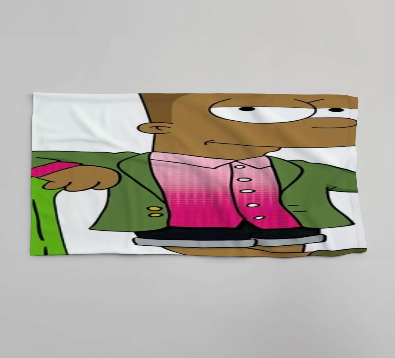 Bart Williams badhanddoek van Zhi Yun Zhang