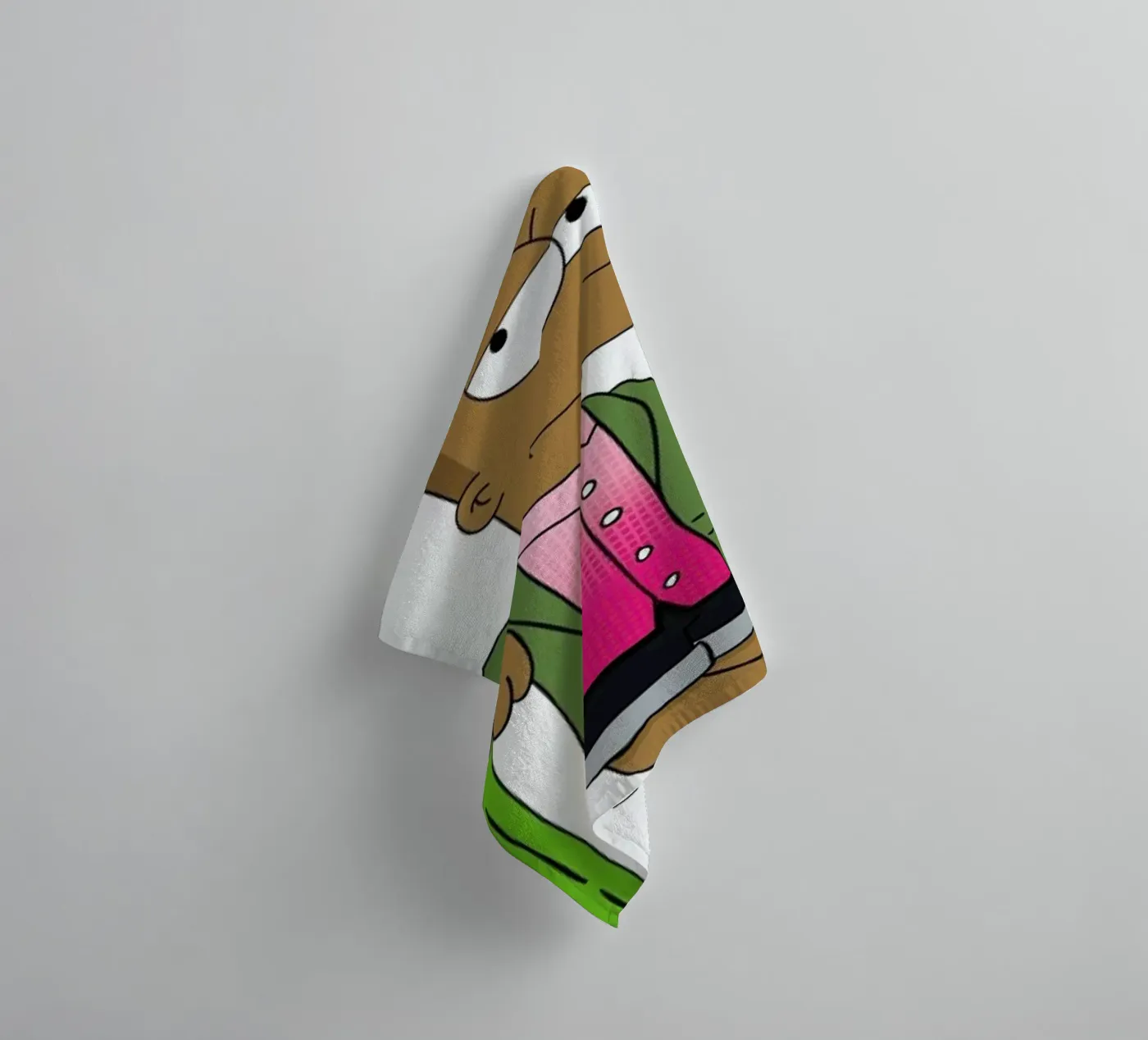 Bart Williams towel by Zhi Yun Zhang