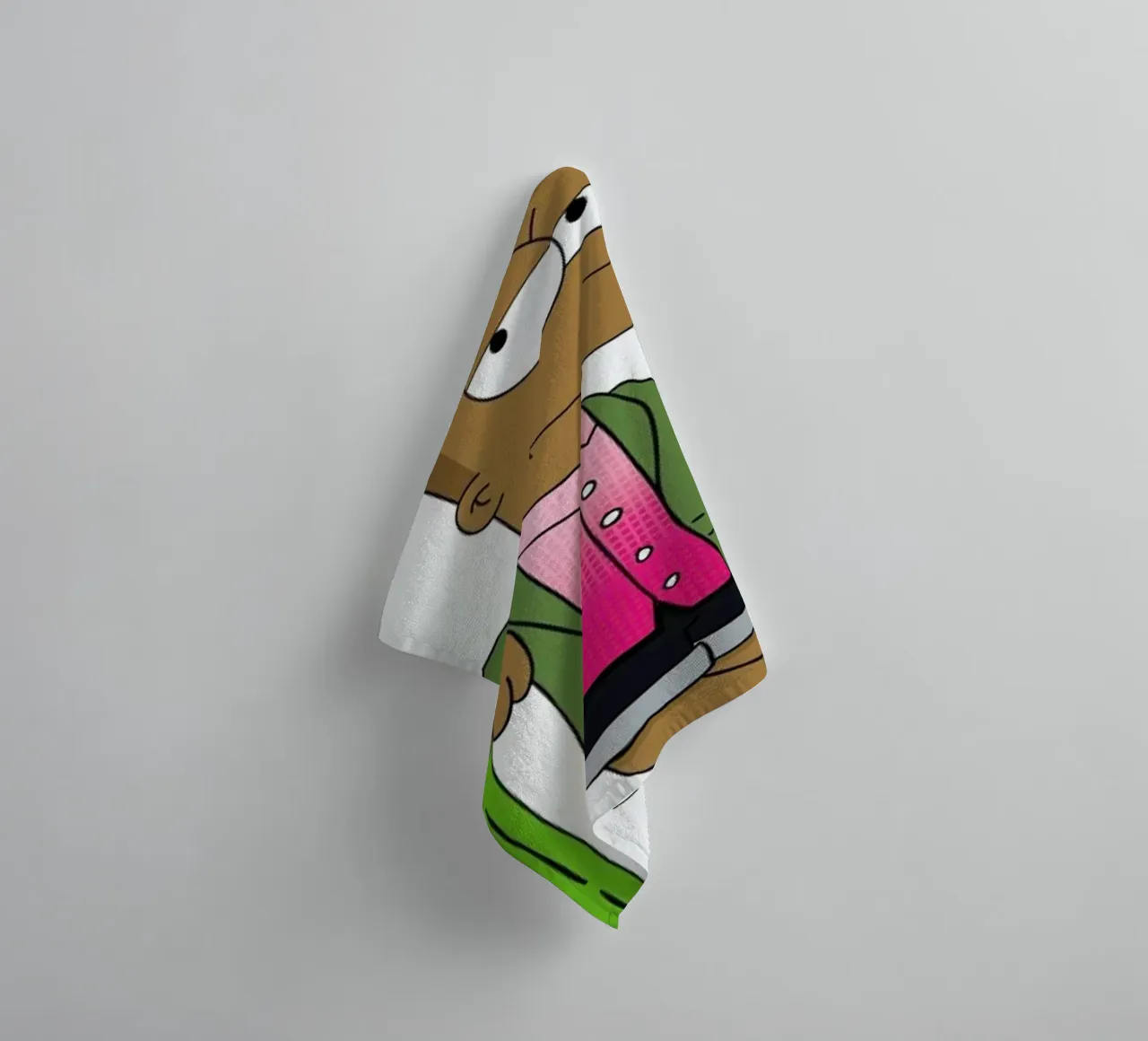 Bart Williams badhanddoek van Zhi Yun Zhang