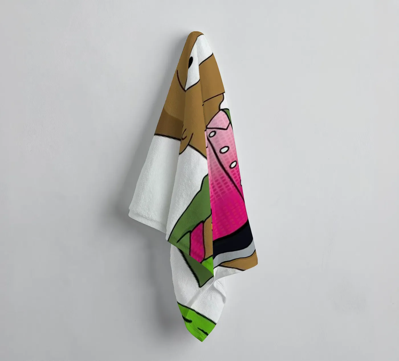 Bart Williams towel by Zhi Yun Zhang