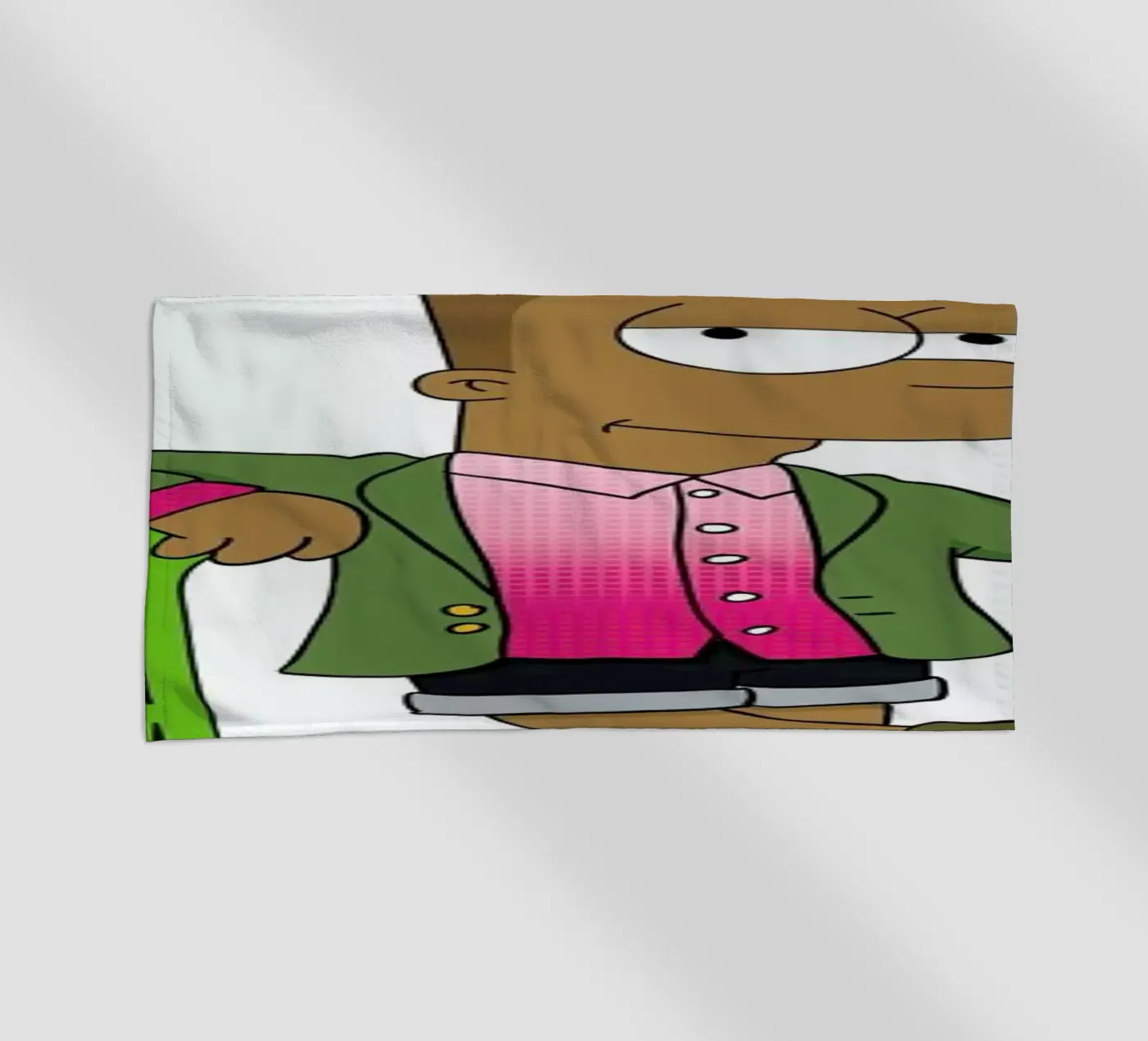 Bart Williams strandhanddoek van Zhi Yun Zhang