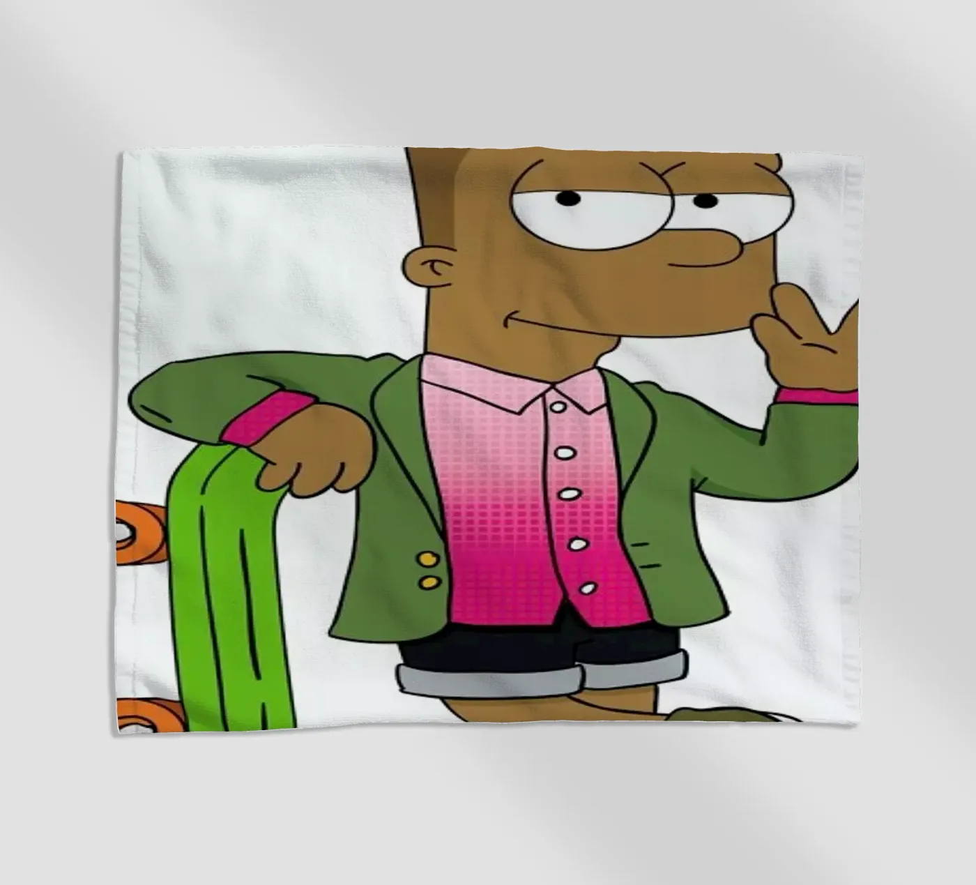 Bart Williams strandhanddoek van Zhi Yun Zhang