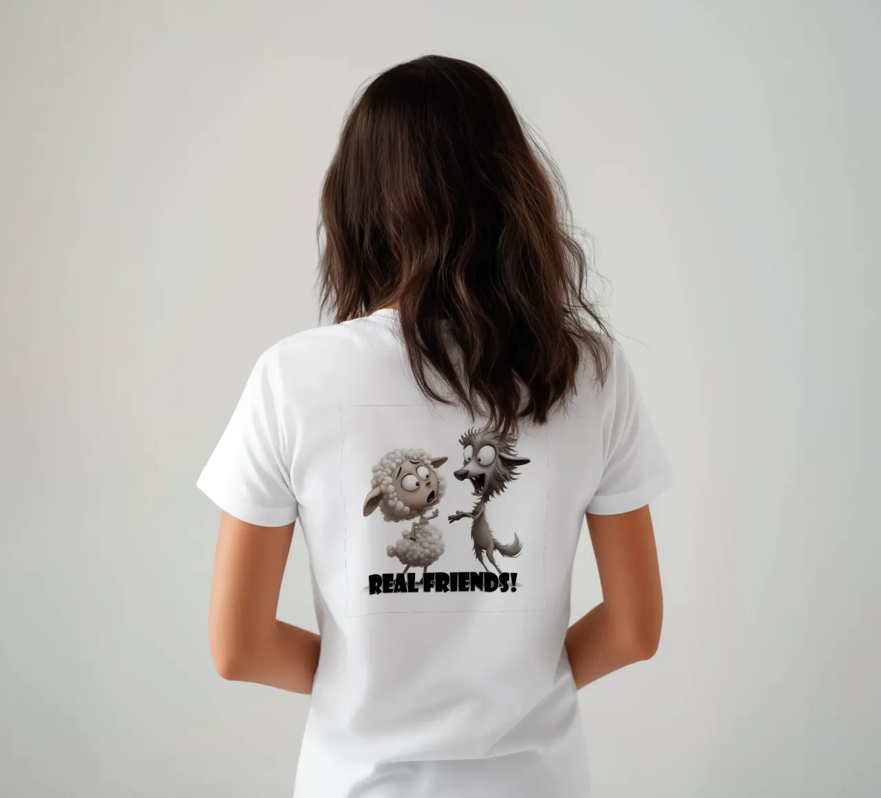 Amici veri e amici falsi t-shirt da Motivate-Today