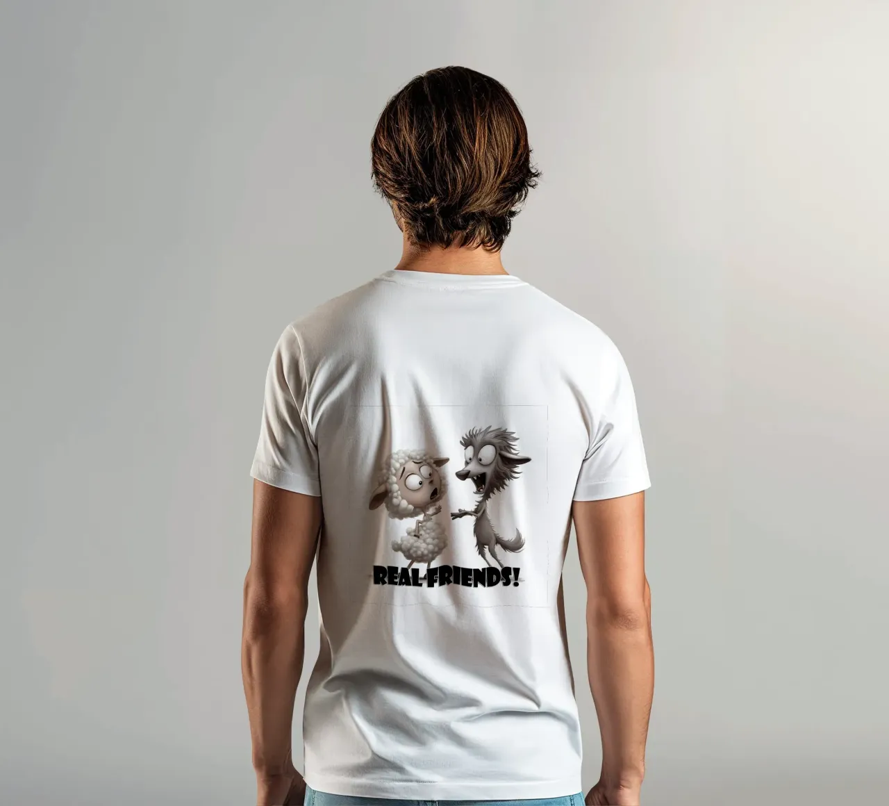 Amici veri e amici falsi t-shirt da Motivate-Today