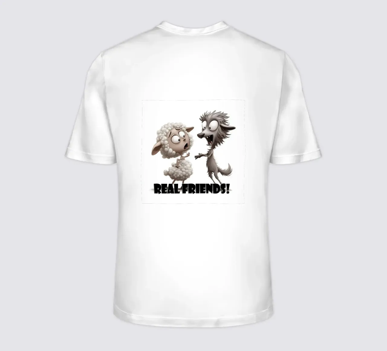 Amici veri e amici falsi t-shirt da Motivate-Today