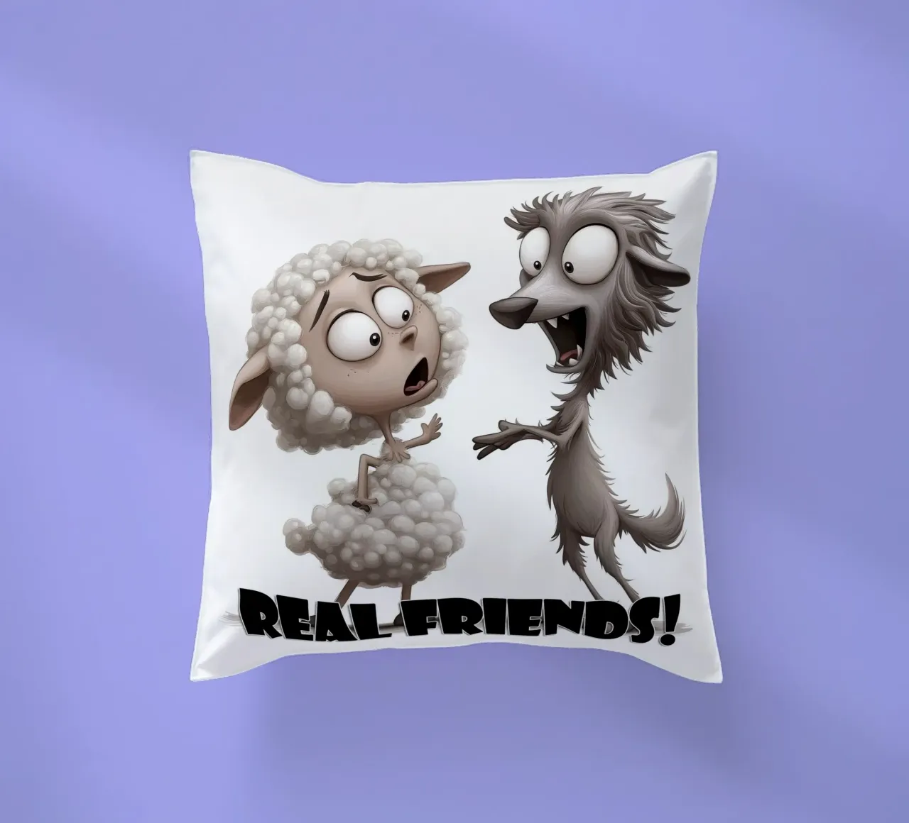 Amici veri e amici falsi cuscino da Motivate-Today
