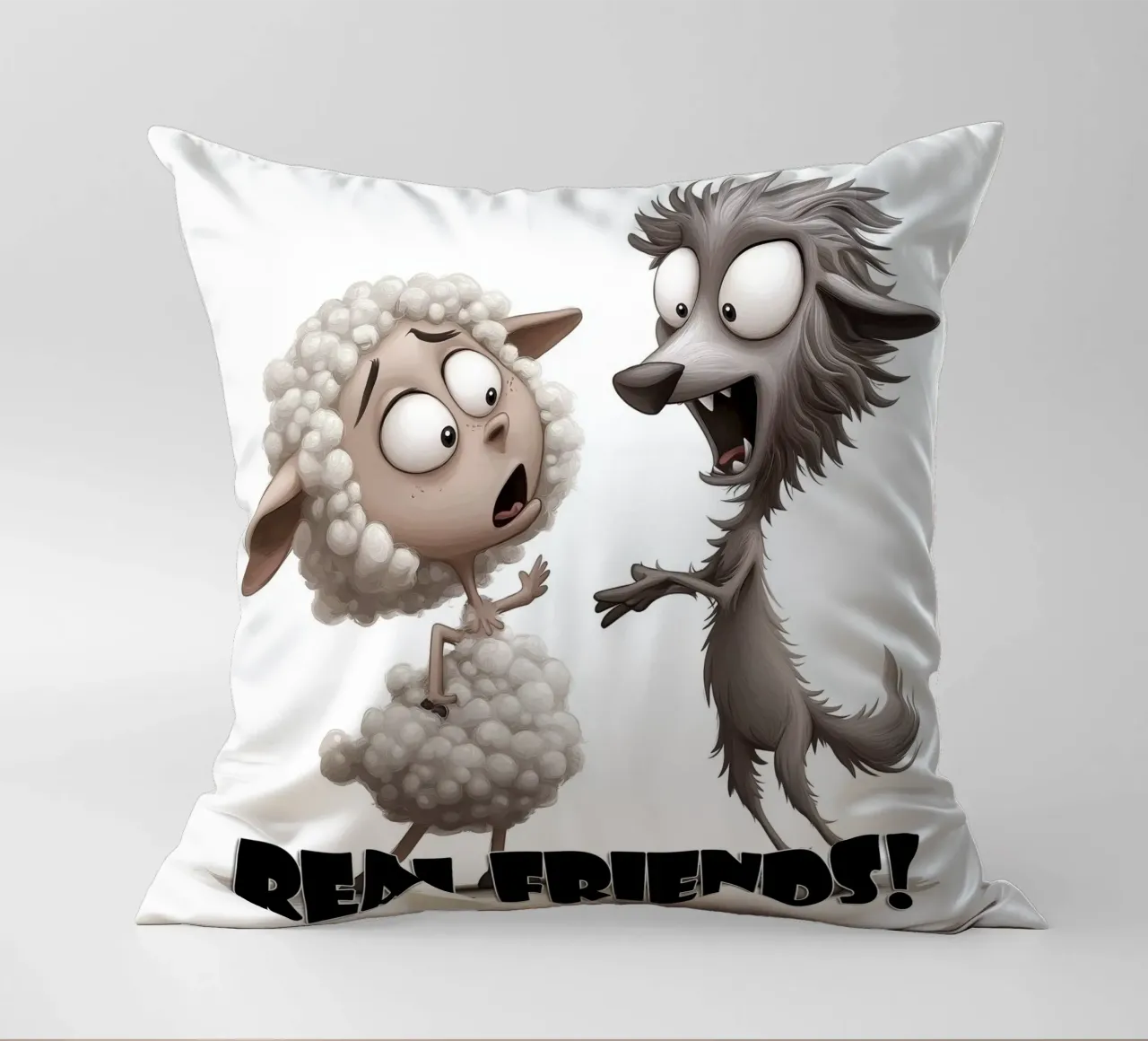 Amici veri e amici falsi cuscino da Motivate-Today