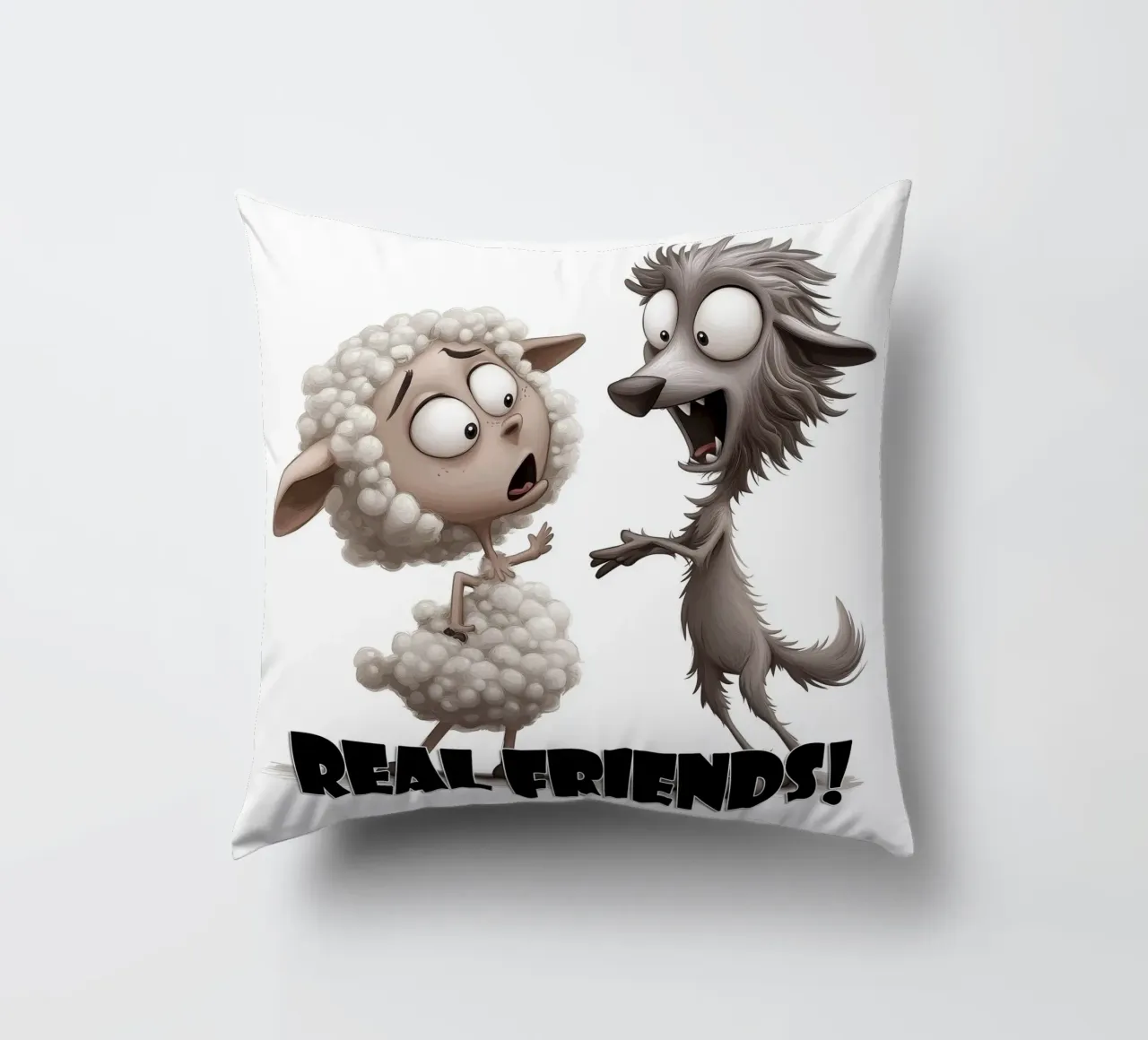 Amici veri e amici falsi cuscino da Motivate-Today