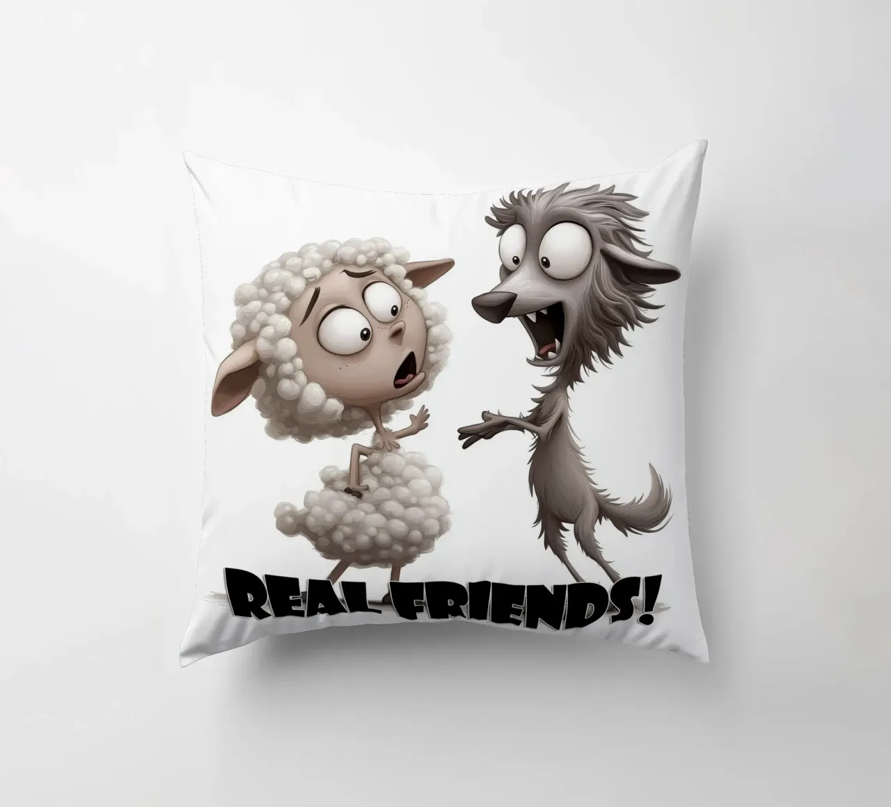 Amici veri e amici falsi cuscino da Motivate-Today