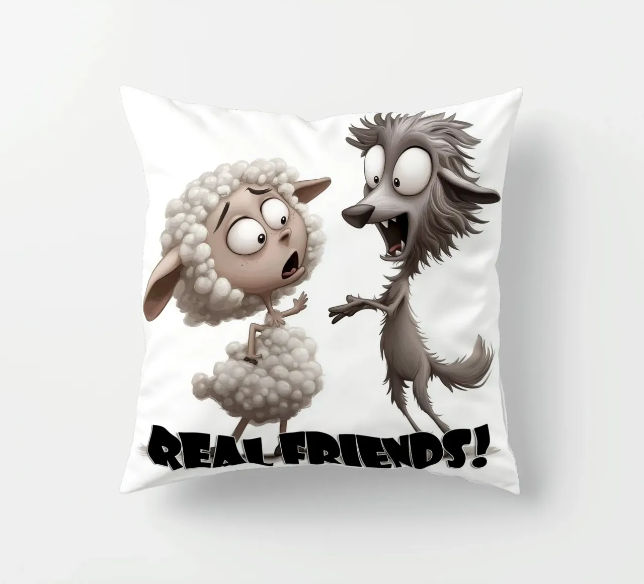 Amici veri e amici falsi cuscino da Motivate-Today