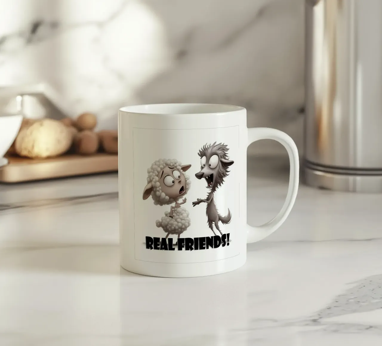 Amici veri e amici falsi tazza in ceramica da Motivate-Today