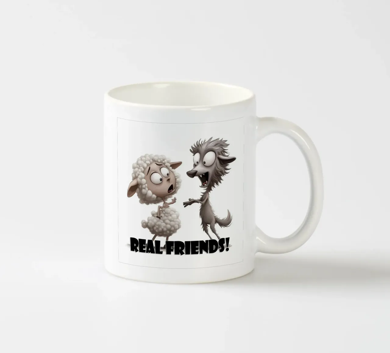 Amici veri e amici falsi tazza in ceramica da Motivate-Today