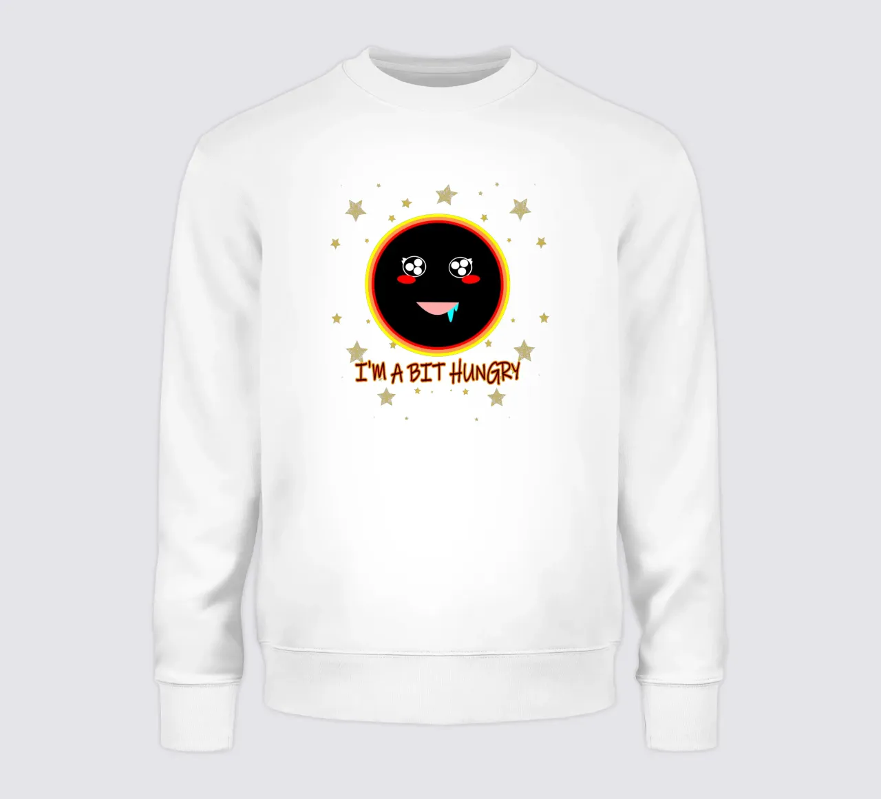 J'ai un peu faim Foodie Mignon Trou noir Kawaii sweat de sillyindustries