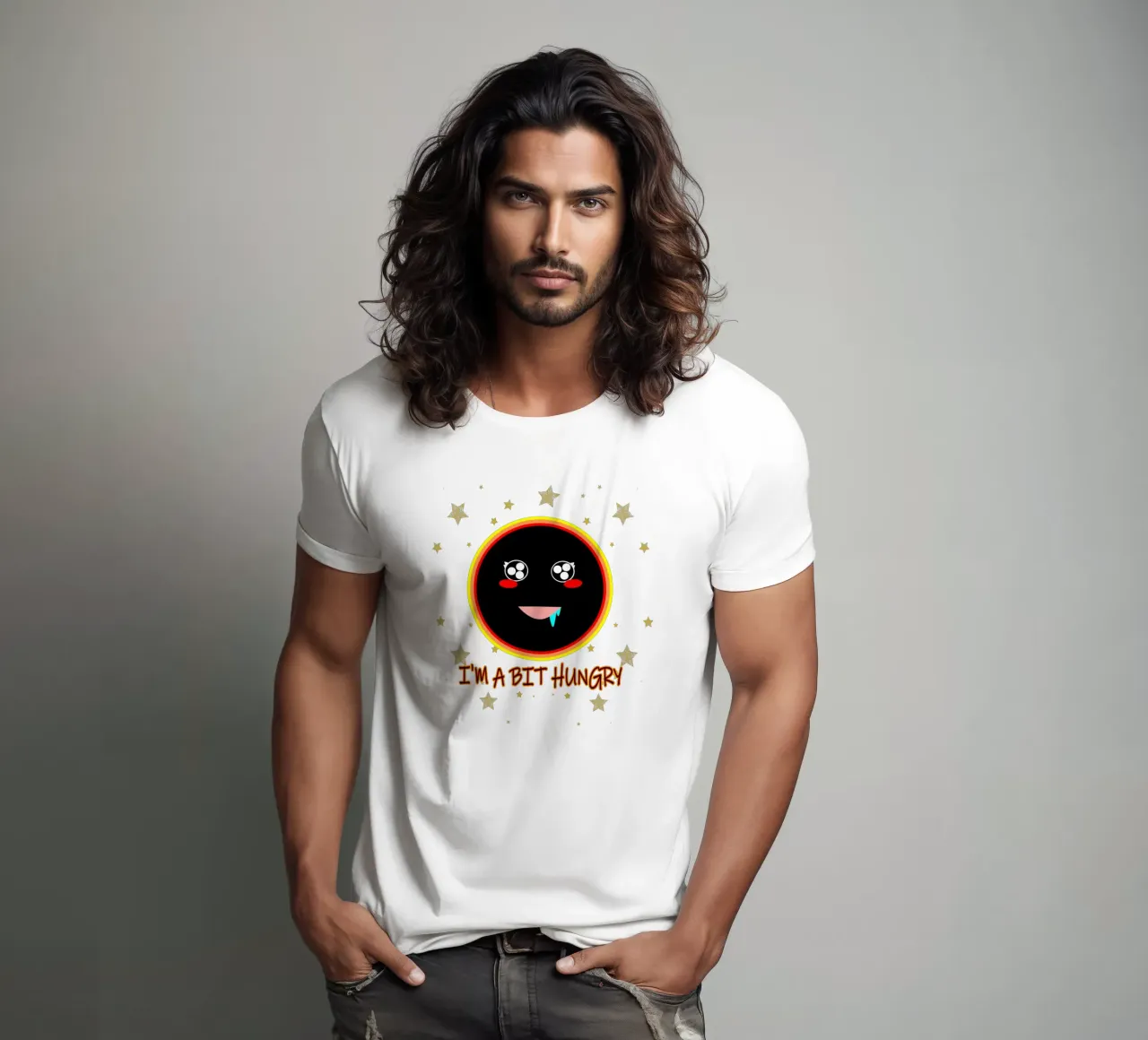 J'ai un peu faim Foodie Mignon Trou noir Kawaii t-shirt de sillyindustries