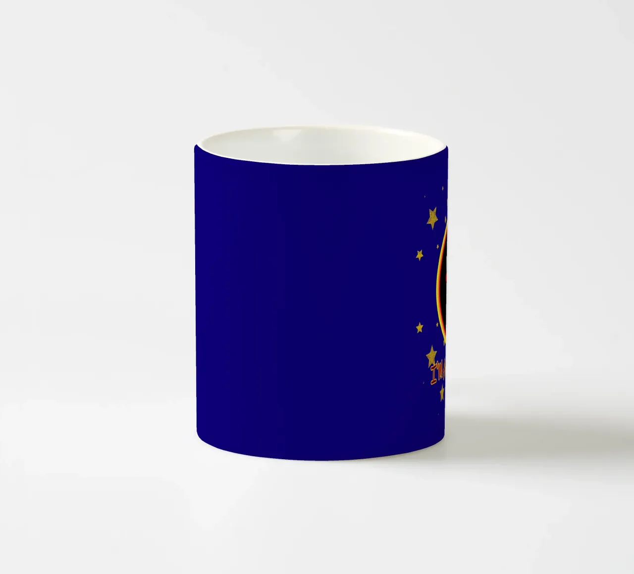 J'ai un peu faim Foodie Mignon Trou noir Kawaii mug en céramique de sillyindustries