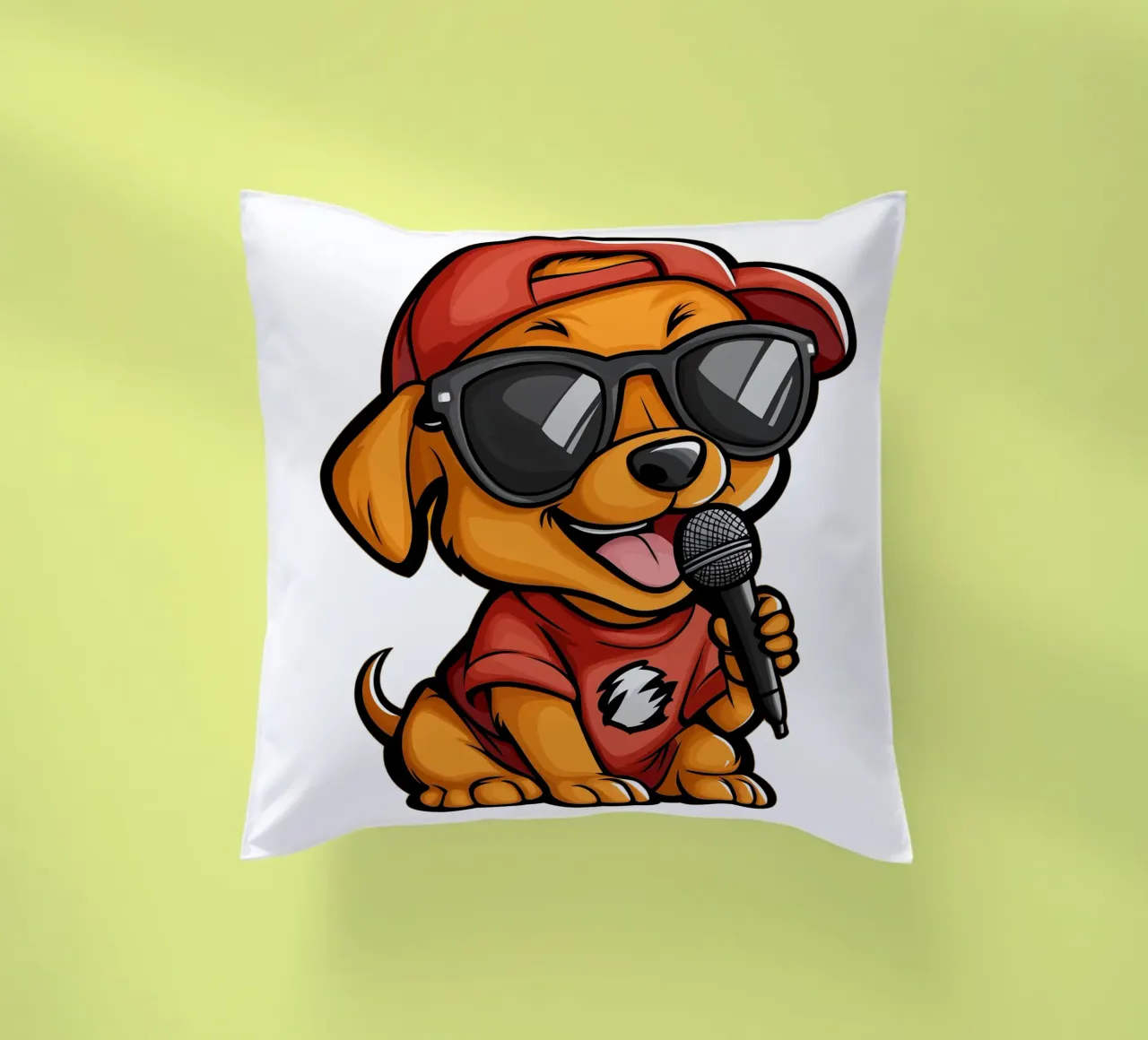 Cane cantante cuscino da Motivate-Today